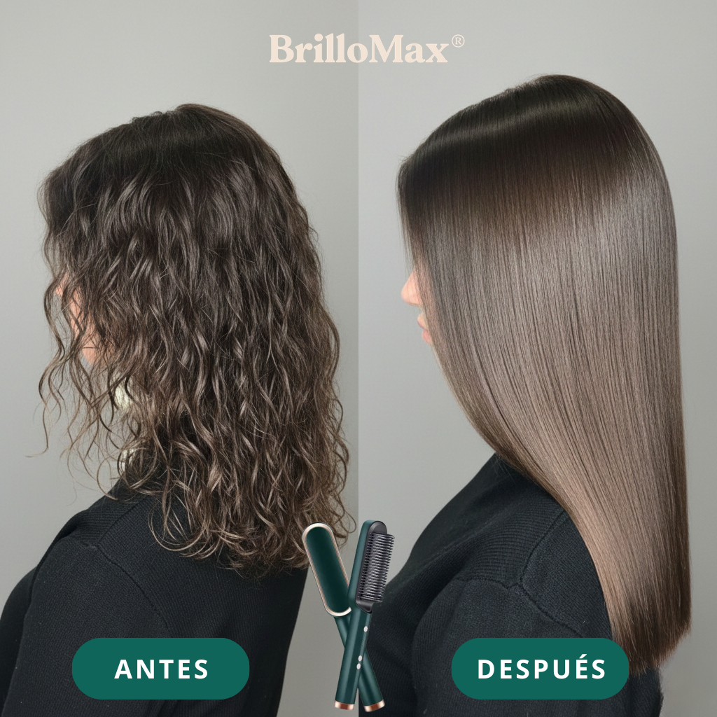 BrilloMax® ¿Cabello Dañado y Sin Brillo? Transfórmalo en 3 Minutos - Brillo Radiante